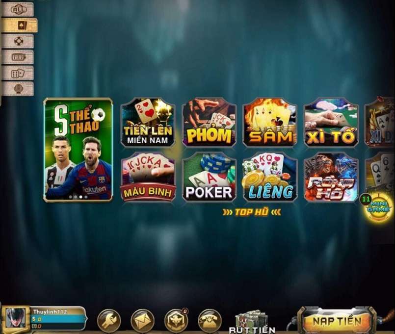 Có rất nhiều thể loại đánh bạc khác nhau cho người chơi lựa chọn